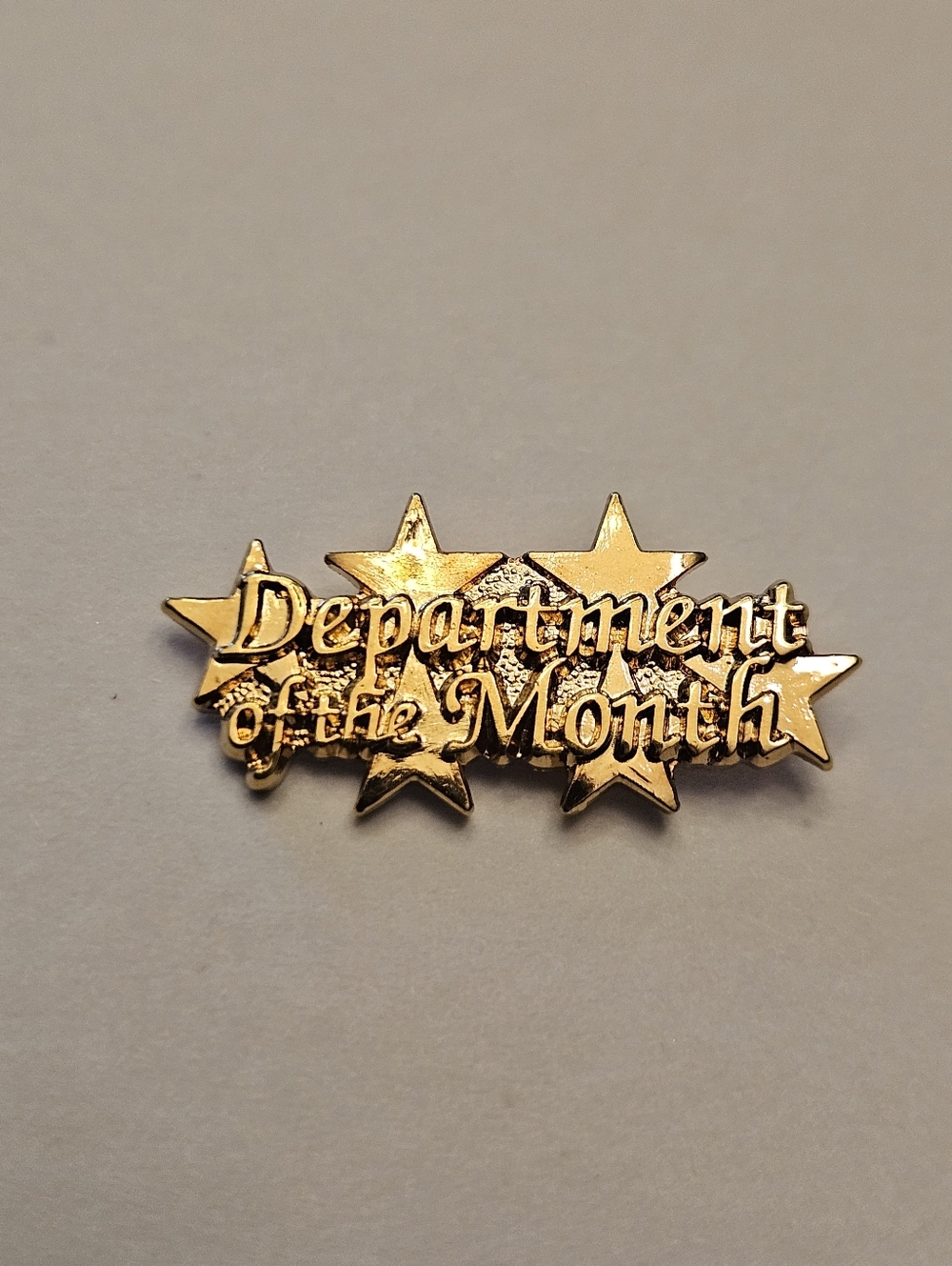 Lot of 14 Gold Color Department of the Month Lapel Pins